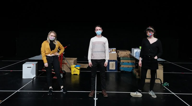 Above: Patrick Quinn's play Revved will be one of first projects to use our newly purchased touring equipment thanks to generous funding from the Leader project.