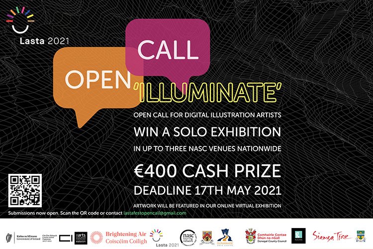 Open call for entries for our Illuminate exhibition for digital artists and illustrators