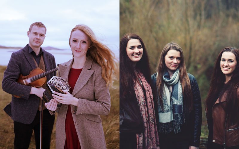 The RCC presents an exciting West Donegal double header for Trad Week 2022, Caitlín & Ciarán and The Friel Sisters