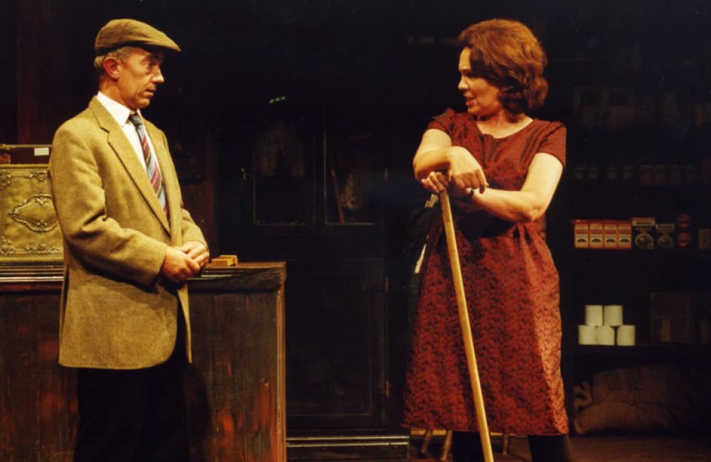 Jack Quinn and Nuala Hayes in An Grianán Theatre's Big Maggie, 2000.