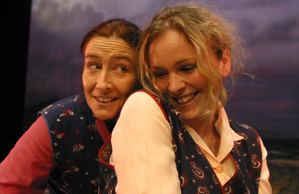 Eleanor Methven and Janet Moran in An Grianán Productions' Dancing at Lughnasa, 2002