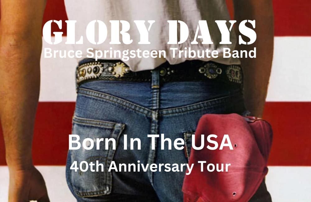 A reproduction of the Born in the USA album cover.