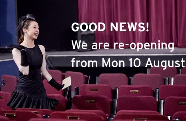 Good news! We are re-opening from Mon 10 August.