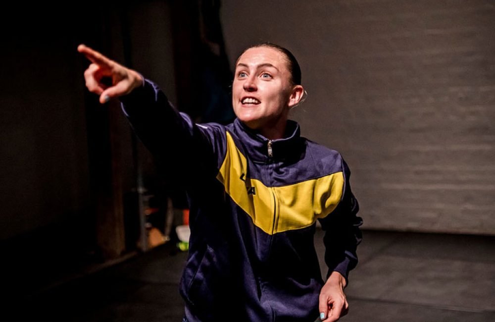 Image: dance Oona Doherty performing in her award winning dance work Hope Hunt.