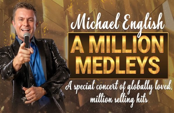 Poster graphic of country music star Michael English.